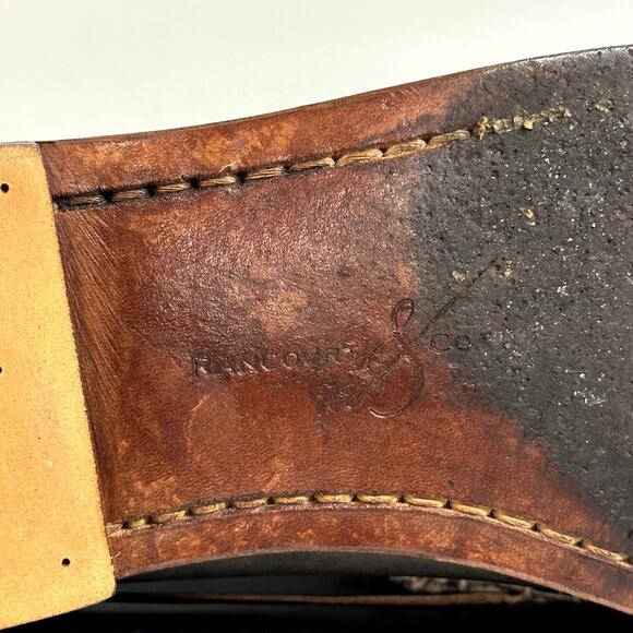 NEW HEELS Rancourt & Co. x Awake NYC Beefroll Penny Loafers Hunter Green RARE 9 - Picture 11 of 12